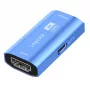Repetidor HDMI, 20m, 8K 60Hz, HDCP 2.3, aluminio, azul