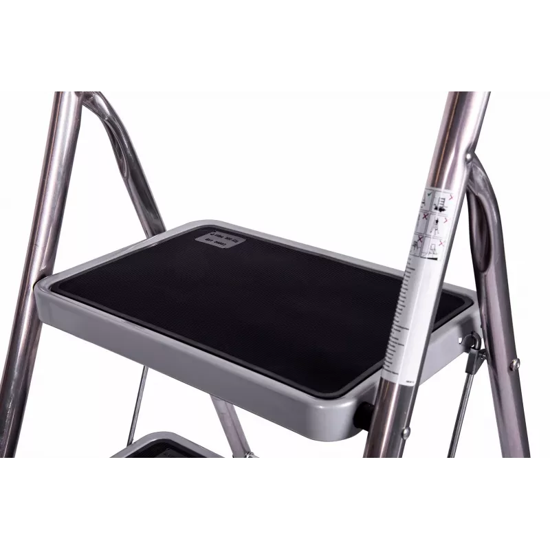 Escalera de tijera Krause Toppy XL plata