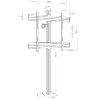 Hagor CPS FLOOR-WALL BOLT-DOWN 1x 75 – 86
