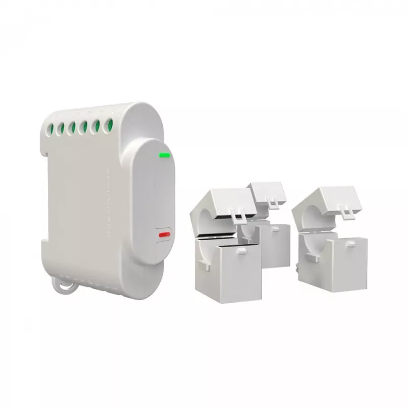 Shelly 3EM relé eléctrico blanco – OPEN BOX