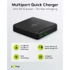 GOOBAY Cargador de sobremesa multipuerto USB-C PD GaN 65 W, negro