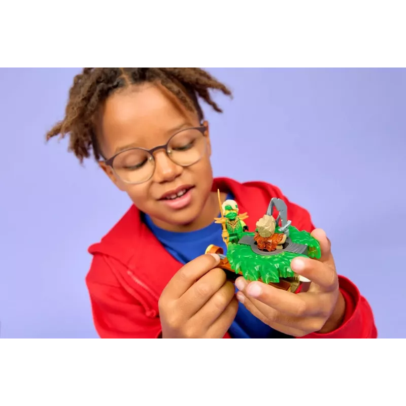 LEGO NINJAGO 71850 Peonza de Lloyd vs. monstruo elemental