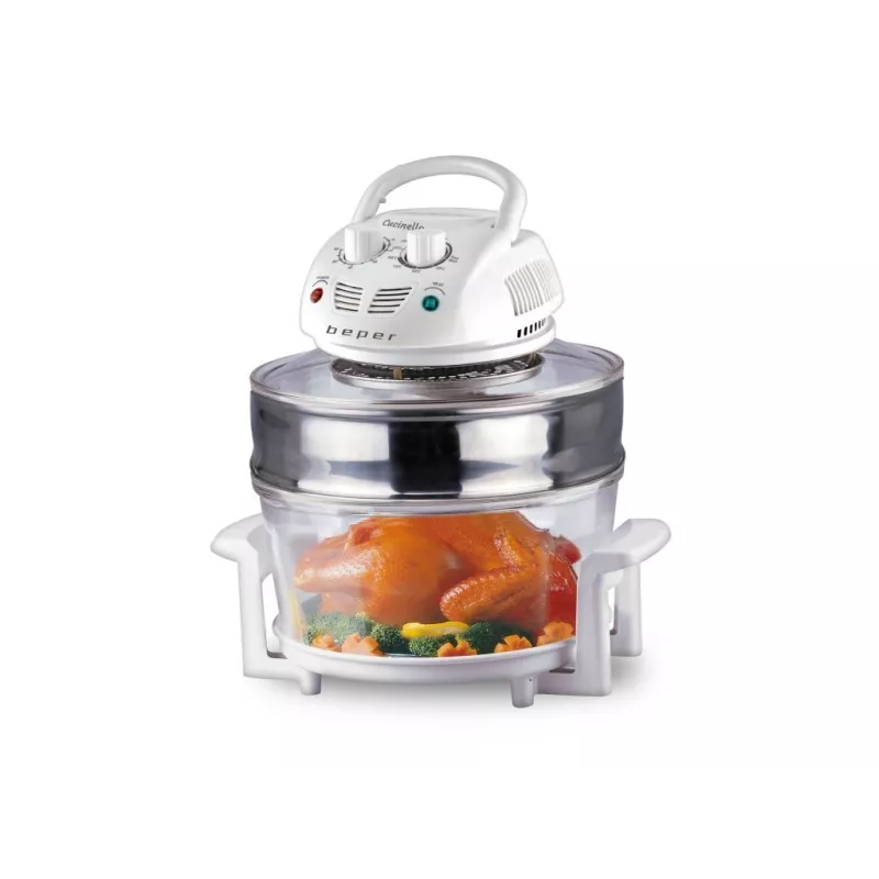 Vaporera eléctrica Beper BF.640 2 niveles, temporizador ajustable, vaporera de sobremesa
