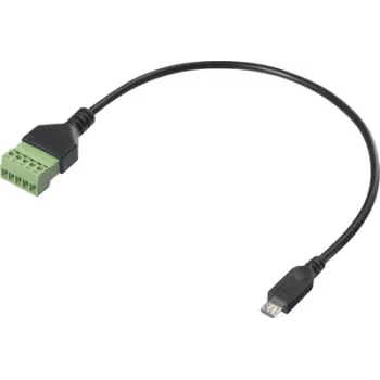 Cable adaptador USB 2.0 Renkforce [1x conector macho Micro-B 2.0 – 1x conexión por bornes] RF-6443956 30 (RF-6443956)