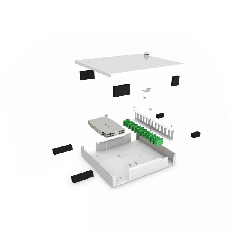Unibox de fibra óptica para montaje en pared Digitus DN-96800S-2
