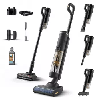 Philips 7000 series XW7264/11 aspirador de tubo/escoba eléctrica aspirador de tubo 3 en 1 batería seco y húmedo sin bolsa 160 W negro