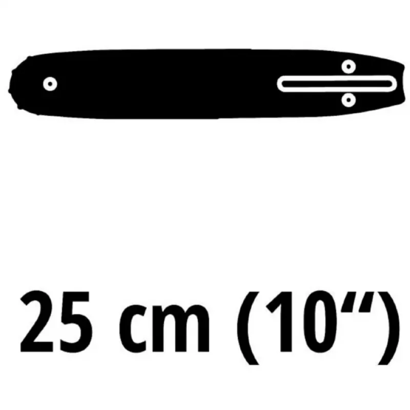 Espada de repuesto 4501753, para motosierra a batería GE-LC 18/25-1 Li (25 cm, 1,1 mm)