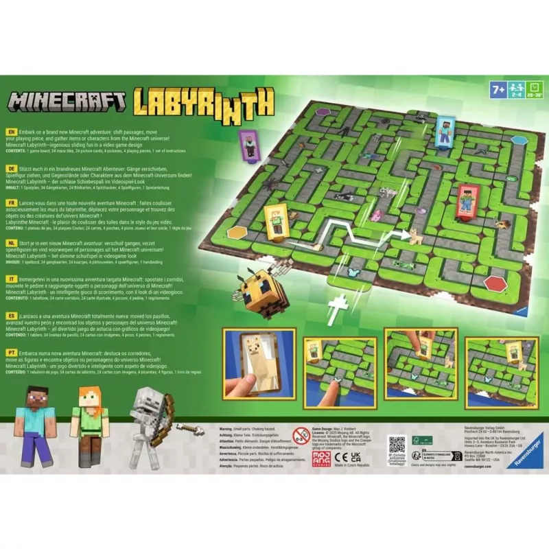 Minecraft Labyrinth, juego de mesa