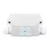 Caja de carril DIN de fibra óptica DIGITUS DN-963890, OS2, adaptador SC con pigtail de 2 m, acero, azul/gris