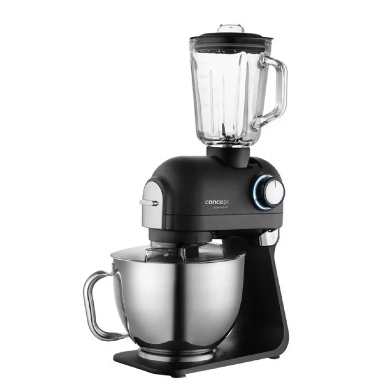 Batidora de vaso Concept RM8000 — 1200 W, robot de cocina, negra
