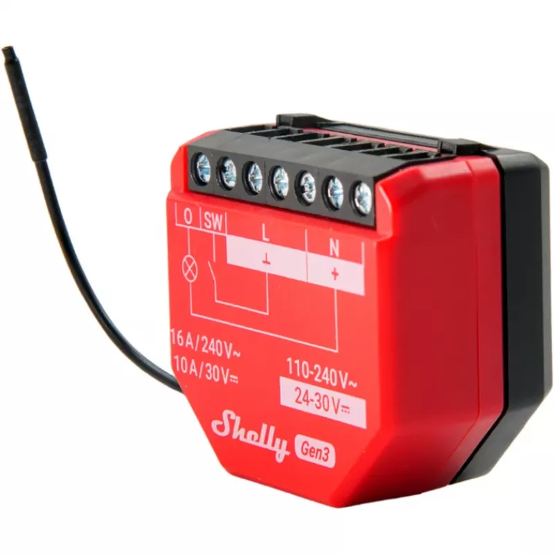 Módulo adicional LoRa Shelly LoRa Add-on para conectividad IoT, marca Shelly (modelo Shelly_LoRa_Add-on)