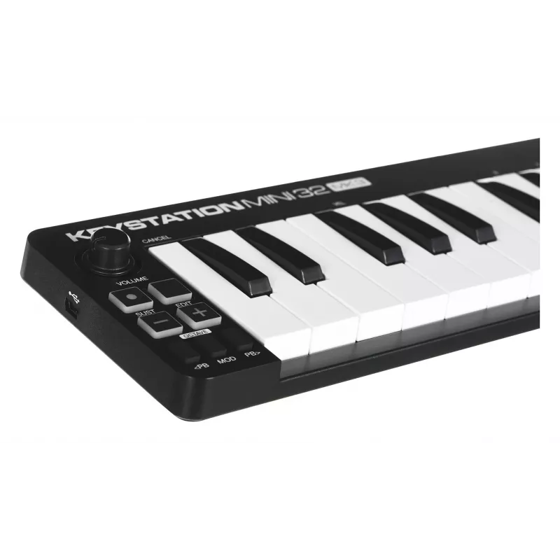 M-AUDIO Keystation Mini 32 MK3 Teclado MIDI 32 teclas USB Negro, Blanco
