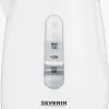 Hervidor eléctrico SEVERIN 1 L 2200 W blanco — inalámbrico, base de 360°, resistencia oculta