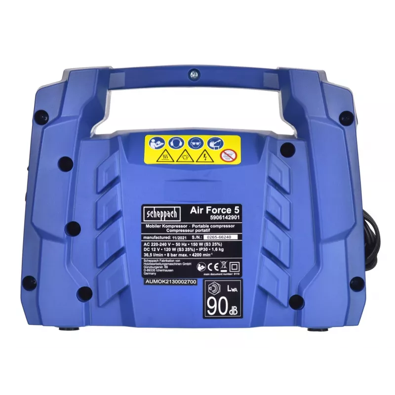 Scheppach AIR-FORCE 5 5906142901 compresor de aire 0,2 W AC