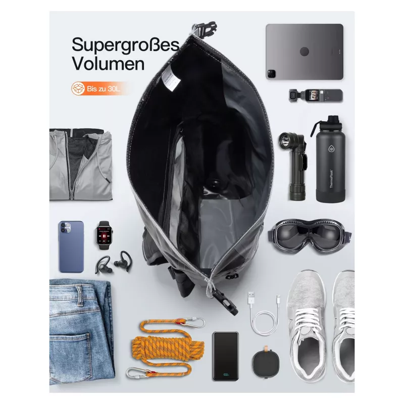 inateck Mochila para portátil BP06003 gris/negro 25-30L