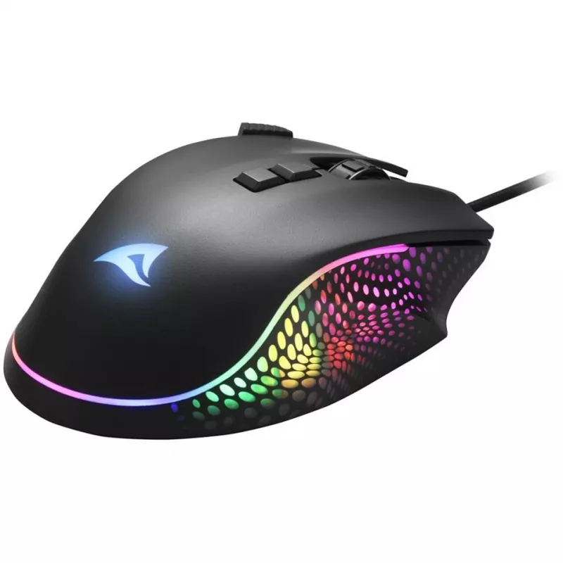 Ratón Sharkoon Shark Force 3 óptico 8 botones 12.800DPI negro