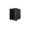 Armario de pie Lanberg FF01-8015-12BL 15U Negro 800 kg