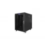 Armario de pie Lanberg FF01-8015-12BL 15U Negro 800 kg