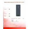 Carcasa para SSD M.2 SAVIO AK-67 Gris, USB 10 Gbit/s, compatibilidad con una unidad M.2