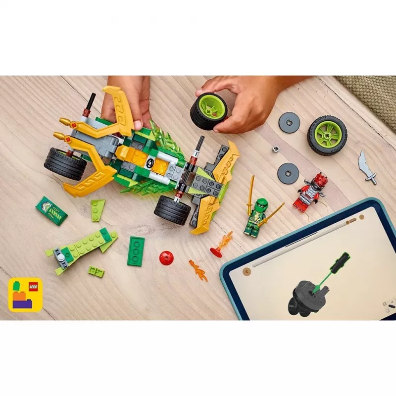 LEGO Set de construcción NINJAGO Lloyds Action Speedster 71828, 181 piezas, 2 minifiguras, edad 7+