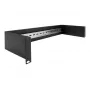 Delock 66884 Panel de carril DIN de 19 pulgadas, 2U, negro