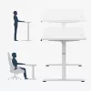 Escritorio mark adler Leader 7.3 Blanco — estación de trabajo ergonómica de altura ajustable