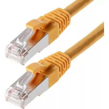 Cable de red Helos CAT6 S/FTP (PIMF) 1m amarillo