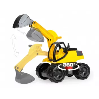 Excavadora Lena 63 cm individual en caja de cartón marrón