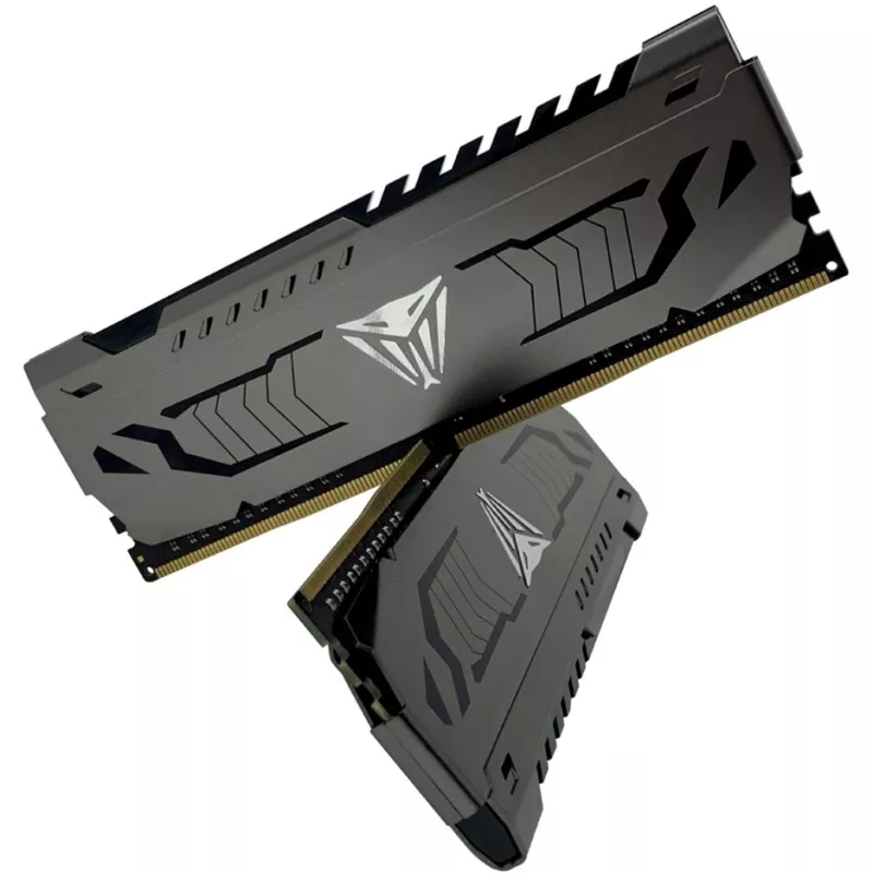 DIMM 16 GB DDR4-3600 (2x 8 GB) Dual-Kit, memoria RAM gris, PVS416G360C7K, Viper Steel, INTEL XMP