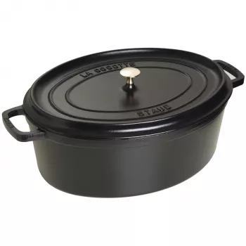 Olla de asar Staub 40509-509-0 12 L hierro fundido negro