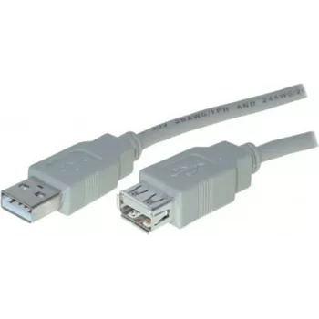 Cable alargador USB ShiverPeaks 77120 conector macho A a conector hembra A USB 2.0 1,0 m