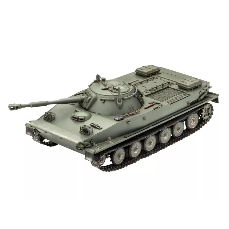 Modelo de plástico REVELL PT-76B escala 1:72 kit, tanque ligero anfibio militar