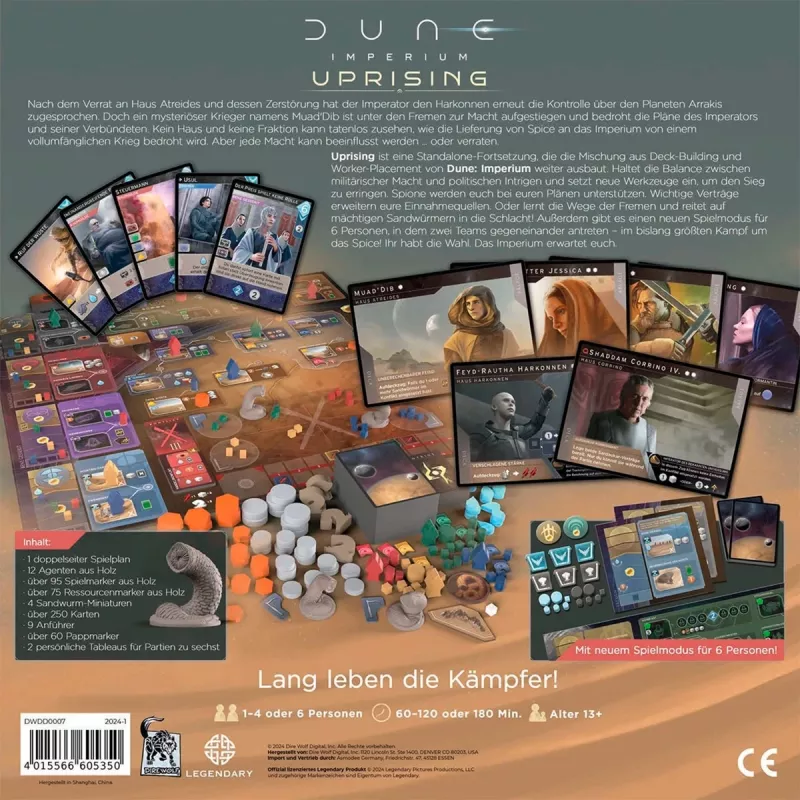 Dune: Imperium - Uprising, juego de mesa