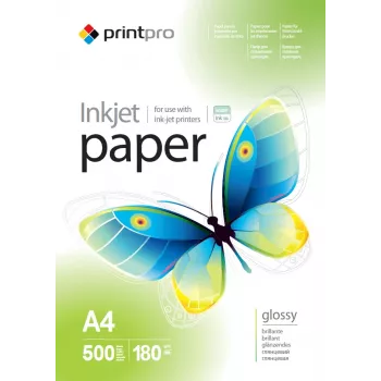 Papel fotográfico ColorWay PrintPro PGE180500A4 180 g/m², 500 hojas, A4