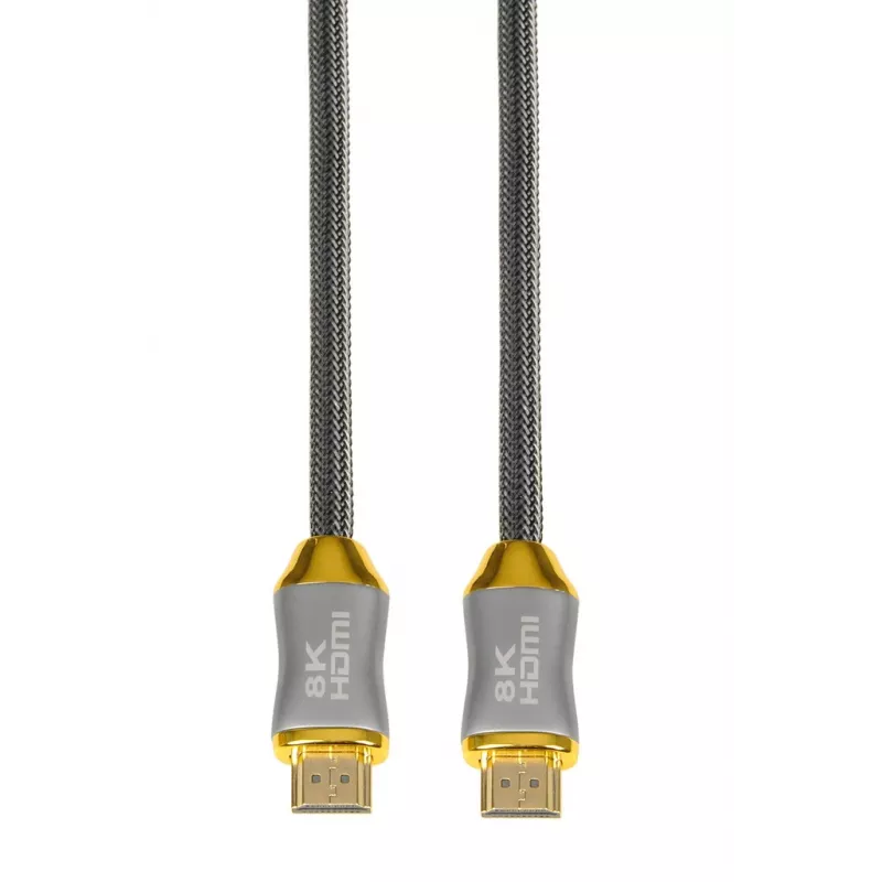 Cable HDMI IBOX HD08 2 m, HDMI Type-A macho-macho, HDMI 2.1, plateado