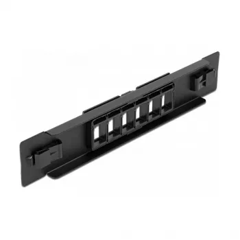Panel de parcheo Keystone 6 puertos DeLOCK 66819