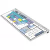 Logickeyboard LKB-RESC-CWMU-UK teclado Office USB QWERTY inglés
