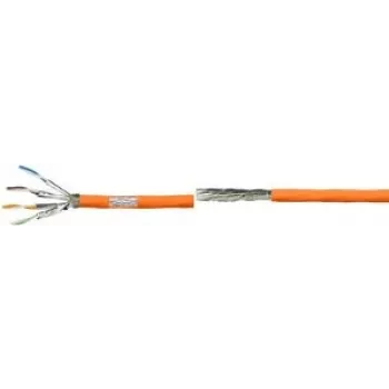 LogiLink Professional - Cable en rollo - 200 m - 7,5 mm - S/FTP - cable bruto Cat.7 - libre de halógenos, robusto - naranja