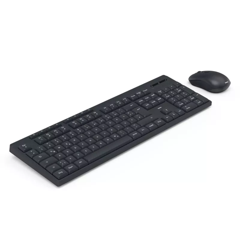 Conjunto de teclado y ratón WKM-200 negro