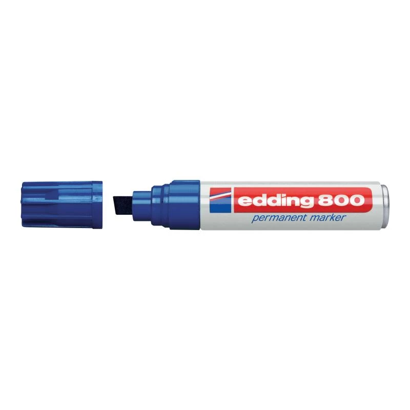 Rotulador permanente Edding 800 punta cónica azul