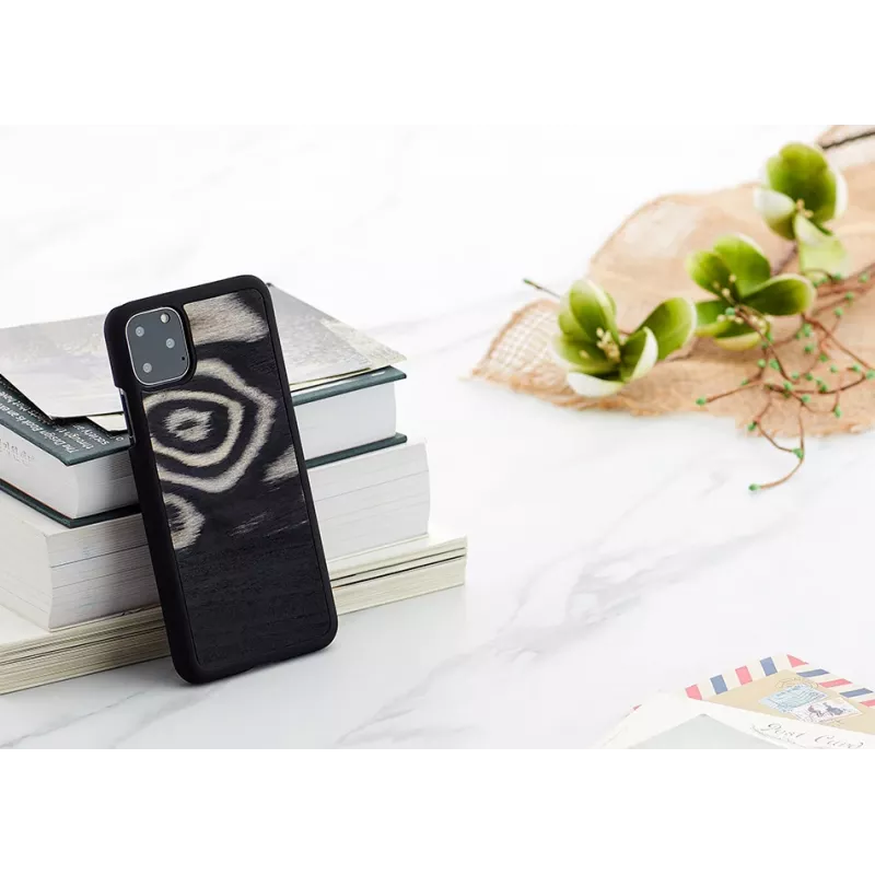Funda para smartphone man and wood para iPhone 11 Pro Max — estampado leopardo negro