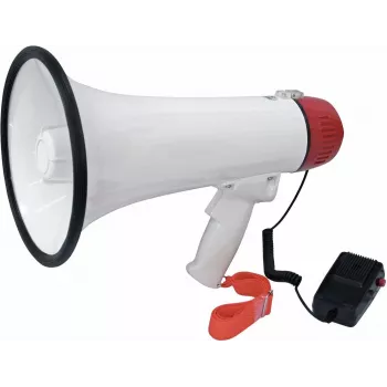 Megáfono Omnitronic MP-15A 15 W de potencia, 1000 m de alcance, megáfono de mano