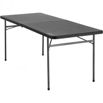 Mesa de camping Coleman 2199848 negra polipropileno acero 760 mm x 1830 mm