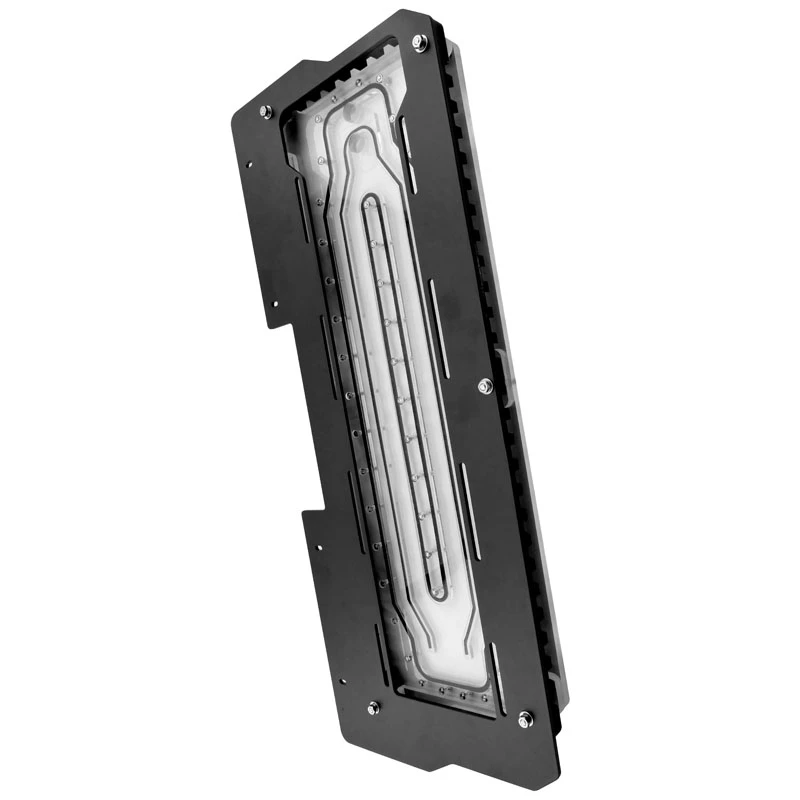 Placa distribuidora frontal para refrigeración líquida personalizada de PC, Singularity Spectre 2.0 Elite – soporte frontal de depósito/caudalímetro (SC-SPECTRE-ELITE-FRONT-BK)