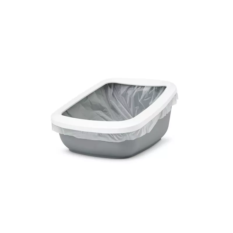 Arenero para gatos Savic Aseo Jumbo arenero cerrado para gatos 67,5×48,5×29 cm, gris, plástico