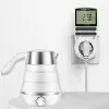 Temporizador electrónico QOLTEC PC0628 con pantalla LCD, cuenta atrás de 24 horas