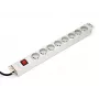 DIGITUS Professional A-19-STRIP-2-IMP – regleta de alimentación (rack – montaje en rack) – corriente alterna 250 V – alimentación de entrada – salida