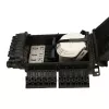 Caja de terminación de fibra óptica Extralink POLA 16 fibras, carcasa ABS, negra
