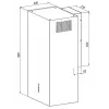Campana extractora AKPO WK-4 BALMERA WL esbelta Negro MAT T450 M3