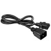 Cable de alimentación Qoltec 53991 negro 1,2 m C20 C13 hembra